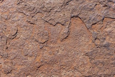 Eski paslı demir metal arka plan plakası dokusu