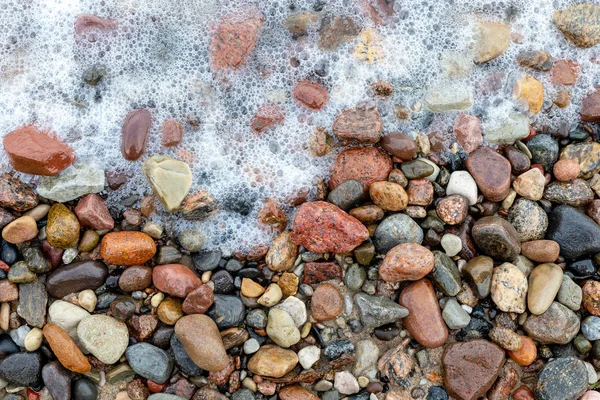 Kolorowy Morze Kamieni Użytku Jako Tło — Zdjęcie stockowe