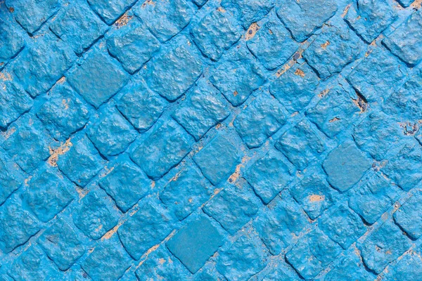 Blue Paving Stone Use Background — Stock Photo, Image