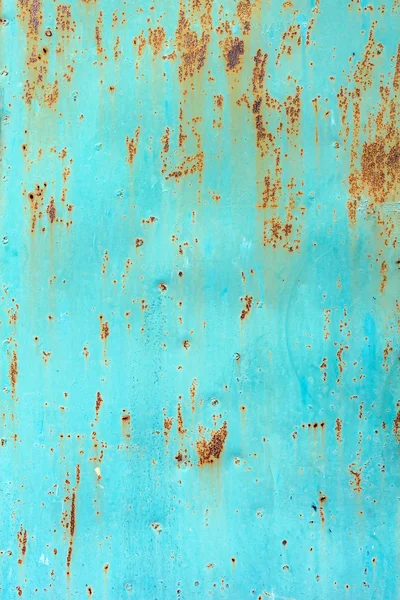 Textura Metal Pintado Antiguo Con Rastros Óxido — Foto de Stock