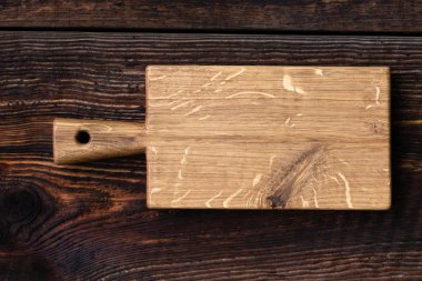 El yapımı ahşap tahta bir ahşap rustik arka plan üzerinde hizmet veren