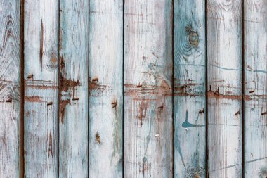 Doğal desenli eski mavi ahşap doku..