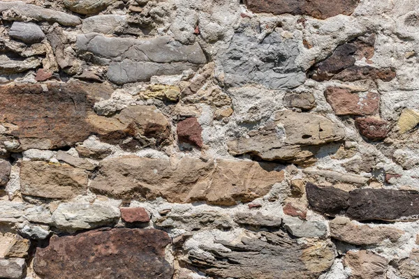 Parede Pedra Para Uso Como Fundo — Fotografia de Stock