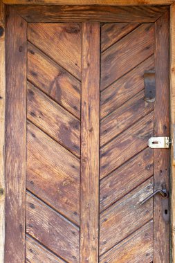 Eski ahşap kapı - tasarım için grunge arkaplan dokusu.