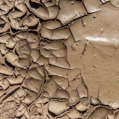 Bir arka plan olarak kullanmak için çamur kurutma