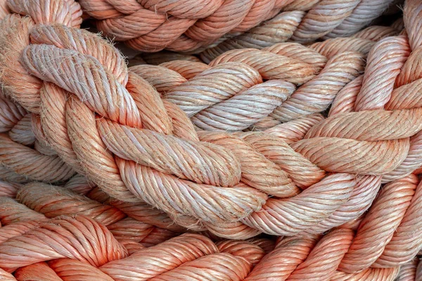 A photo of a ship's rope for use as a background.