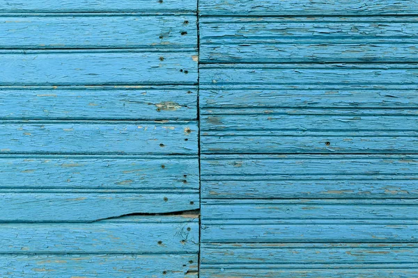 Die alte blaue Holzstruktur mit natürlichen Mustern — Stockfoto