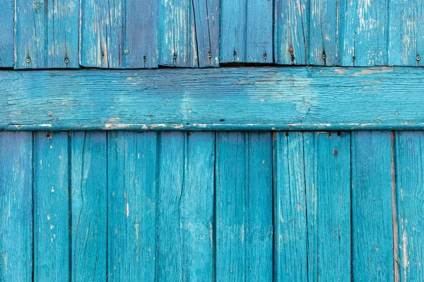 La vieja textura de madera azul con patrones naturales — Foto de Stock