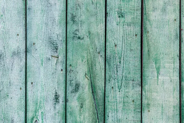 A velha textura de madeira verde com padrões naturais — Fotografia de Stock