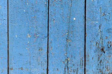 Doğal desenli eski mavi ahşap doku.
