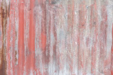 Paslanmış eski boyanmış metal dokusu.