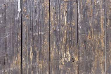 Eski boyanmış ahşap duvar - doku veya arkaplan
