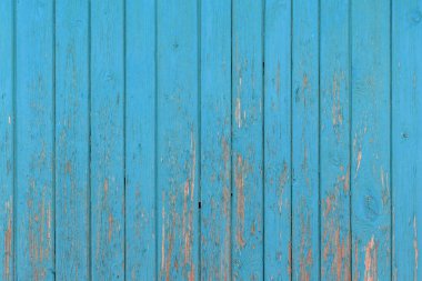 Doğal desenli eski mavi ahşap doku.