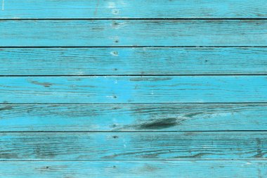 Doğal desenli eski mavi ahşap doku.