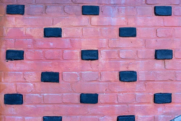 Background Texture Old Painted Brick Wall — Stock Photo, Image