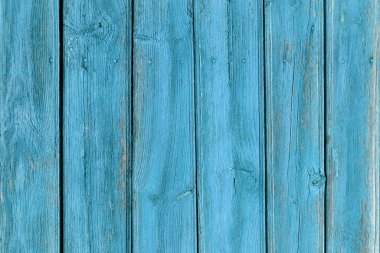 Doğal desenli eski mavi ahşap doku..
