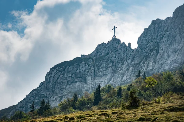 Yaz Aylarında Bavyera Alpleri Nde Kampenwand Üst — Stok fotoğraf