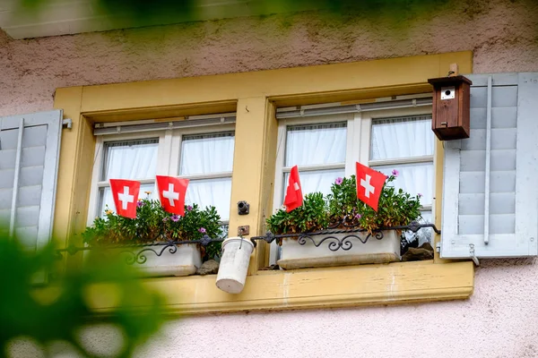 View City Murten Swiss — Stock Photo, Image