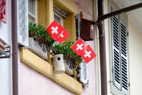 Blick Auf Die Stadt Murten Der Schweiz — Stockfoto