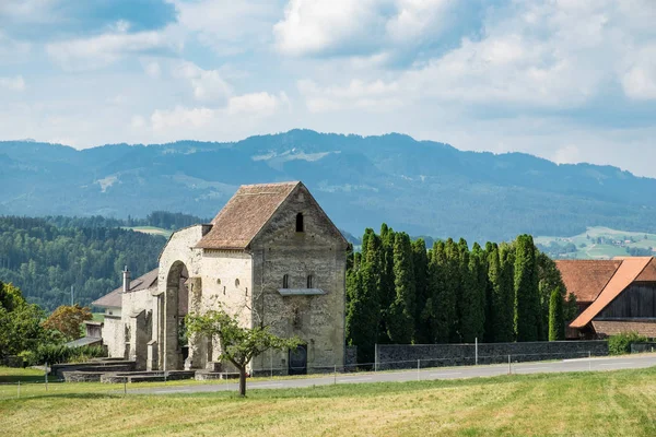 Klášter Rueggisberg Swiss Slunečného Dne — Stock fotografie