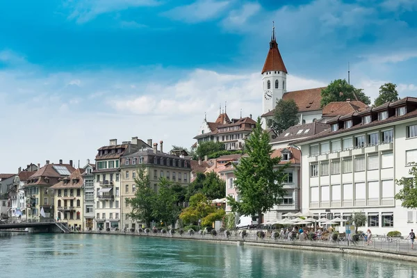 Blick Auf Die Stadt Thun Der Schweiz — Stockfoto