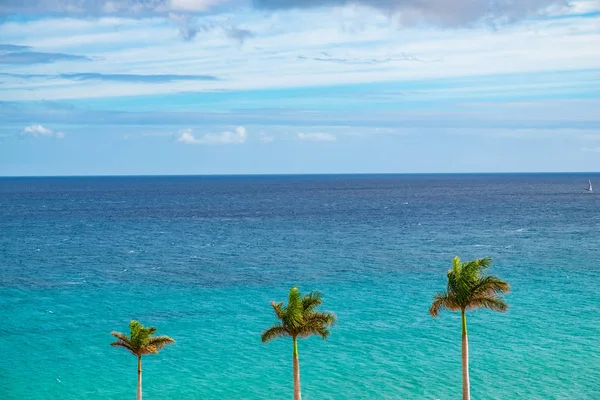 Costa Spiaggia Sole Sull Isola Spagnola Fuerteventura — Foto Stock