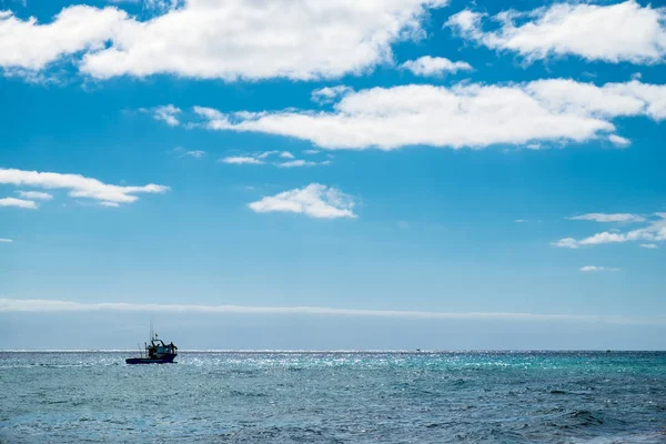 Küste Und Strand Der Sonne Auf Der Spanischen Insel Fuerteventura — Stockfoto