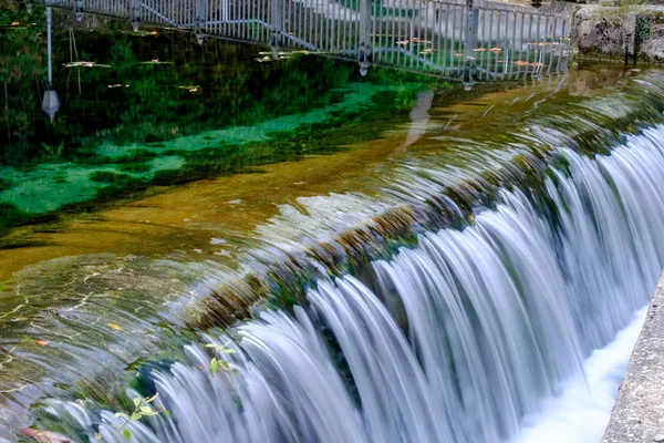 Waterfall Koenigsbronn Background — Stock Photo, Image