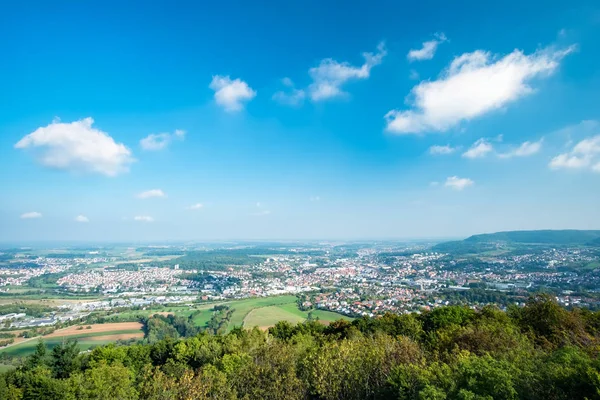 View German Town Aalen Summer — Stock Photo, Image