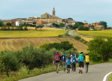 El Camino de Santiago 'daki Seyyah Ailesi