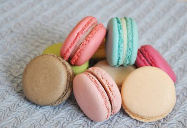 tatlı Derma macarons Fransız