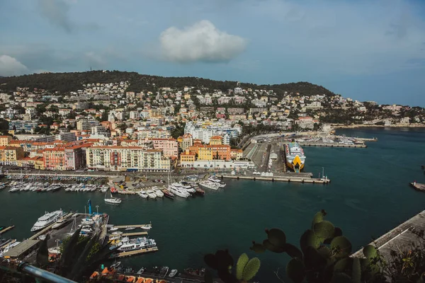 Niza Francia Junio 2017 Vista Panorámica Niza Francia Hermosa Vista — Foto de Stock