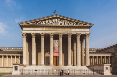 Budapeşte, Macaristan - 03 Nisan 2019: İlkbaharda Budapeşte Sanat Müzesi