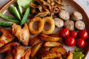 Fotoğraf bira meze.