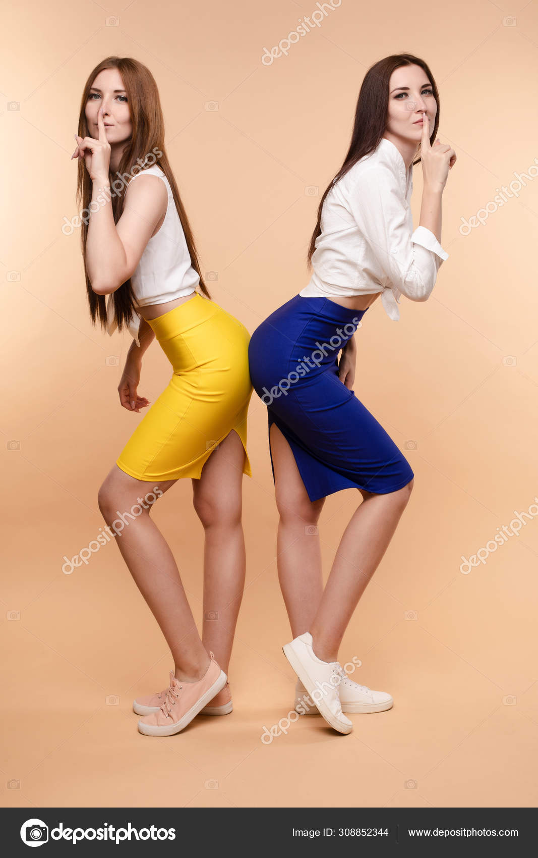 Ladies yellow cheap skirts