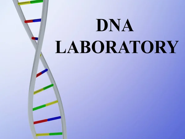 Koncepcja laboratorium DNA — Zdjęcie stockowe