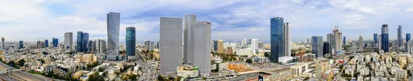 Tel Aviv Skyline vista panorámica —  Fotos de Stock