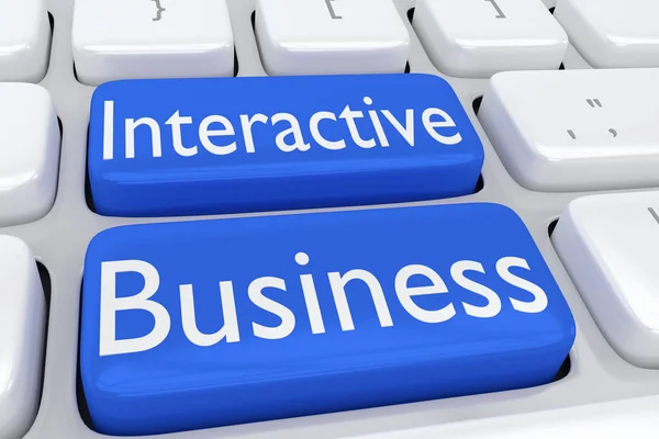 Concepto de negocio interactivo — Foto de Stock