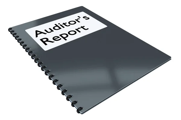 Conceito de Relatório do Auditor — Fotografia de Stock