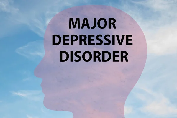 Koncepcja zaburzeń depresyjnych — Zdjęcie stockowe