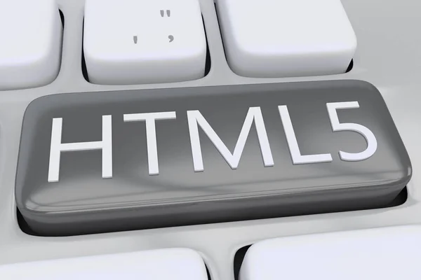 HTML5 - concetto di programmazione — Foto Stock
