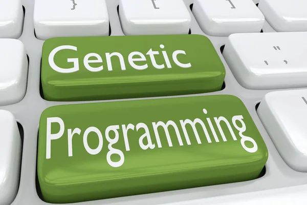 Genetikus programozás koncepció — Stock Fotó