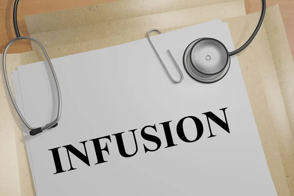 Infusion-medicinskt koncept — Stockfoto