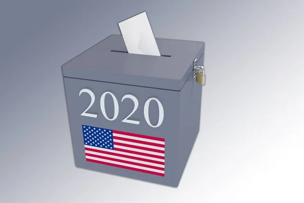 Концепция выборов 2020 года — стоковое фото