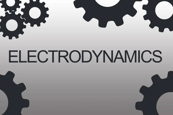 Elektrodynamica-wetenschappelijk concept — Stockfoto