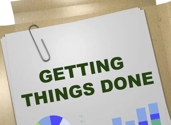 GETTING THINGS DONE concept