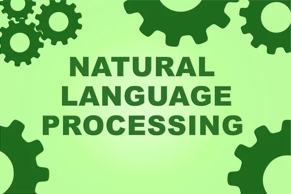 Концепція обробки природної мови — стокове фото