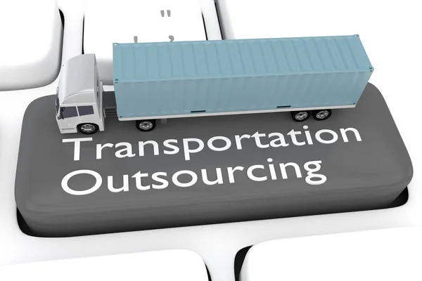 Transportation Outsourcing concept — Stock Photo, Image