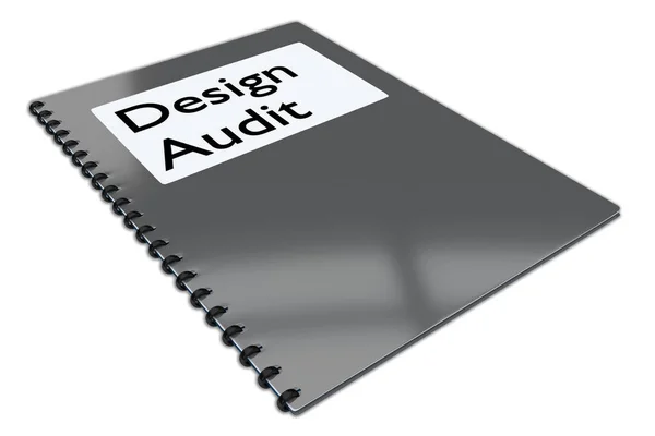 Design Audit concept — Stock Photo, Image