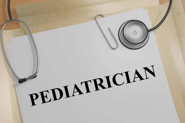 PEDIATRICIANO - concepto médico — Foto de Stock